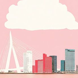 Cloud Over Rotterdam van Franka Poulain
