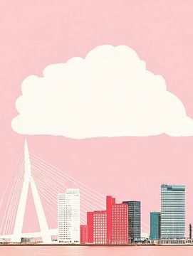 Cloud Over Rotterdam van Franka Poulain