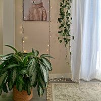 Kundenfoto: Weihnachten Kaninchen Pullover von Wunderbare Kunst, als ArtFrame