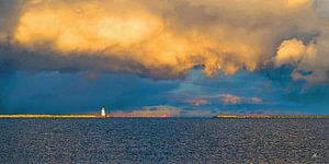 Leuchtturm am Michigansee von Dirk H. Wendt