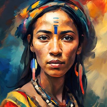 Indian woman by Gert-Jan Siesling
