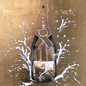 Champagne gold splash by Atelier Paint-Ing
