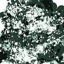 Moderne abstracte kunst. Vormen in groen nr. 3 van Dina Dankers thumbnail
