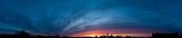 Sonnenuntergang über Rotterdam