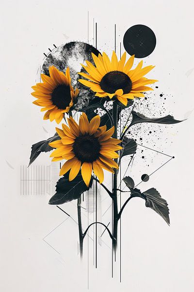 Sonnenblumen von Poster Art Shop