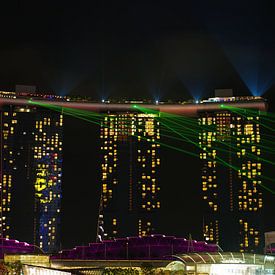 Marina Bay Sands Lasershow von Martin de Hoog