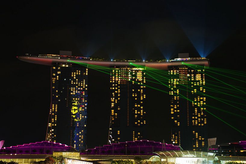 Le spectacle laser de Marina Bay Sands par Martin de Hoog