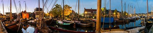 Panorama van de haven van Spakenburg