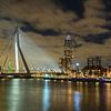 Erasmusbrücke in Rotterdam von Peter Bartelings