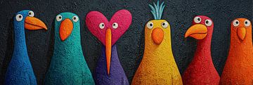 Heart Bird van ARTEO Schilderijen