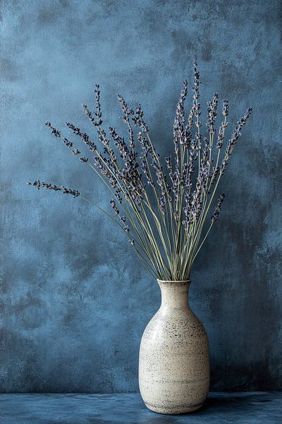 Lavender in a ceramic vase by Imperial Art House