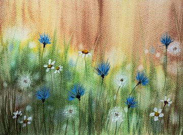 Aquarel part 135 van Tania Perneel
