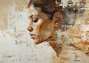 Modern Portret | Reflectie van ARTEO Schilderijen thumbnail