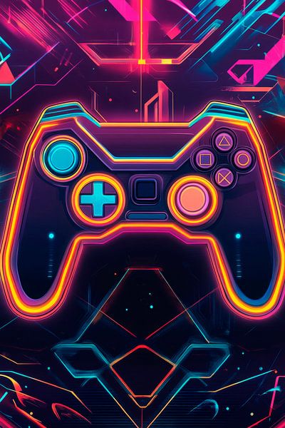 Futuristische spelwereld van Poster Art Shop