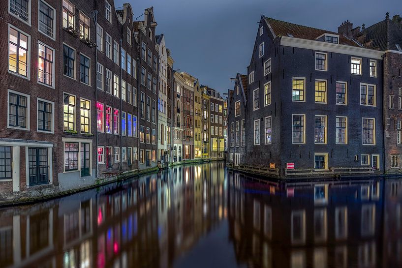 Amsterdam rosa Nachbarschaft von Dennisart Fotografie