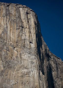 Face of El Capitan with a clear blue sky (Yosemite) by Atomic Photos
