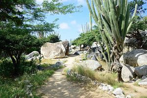 Wandern zwischen den Felsen