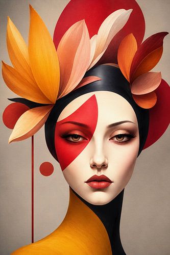 Floral Crowned Abstraction