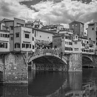 Italie en carré noir et blanc, Florence