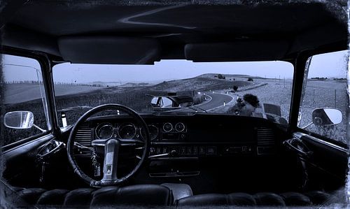 Citroën DS 23 Pallas retro blue by Wim Schuurmans