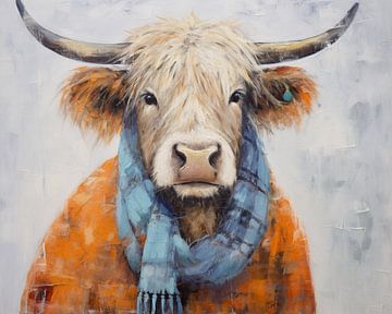 Highlander | Portrait Highlander von De Mooiste Kunst