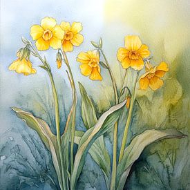 Le printemps est là sur Jutta Maria Pusl