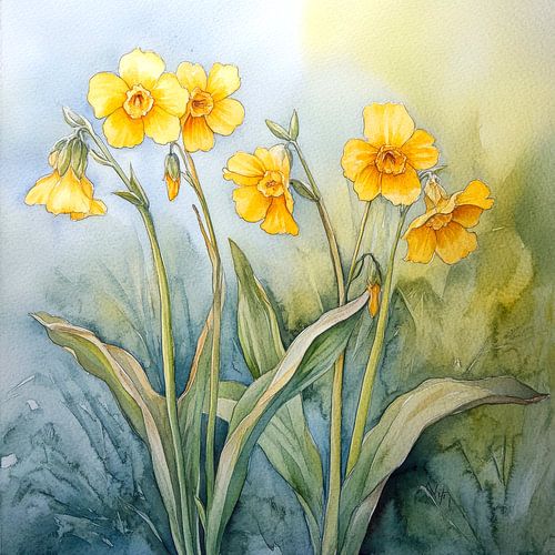 Le printemps est là sur Jutta Maria Pusl