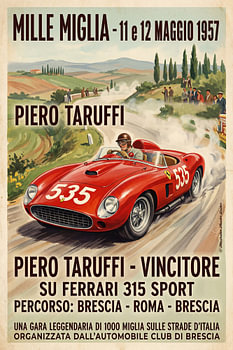 Piero Taruffi, Mille Miglia 1957