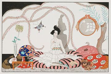 George Barbier - Minhuit ... ou l'appartement a la mode (1920) by Peter Balan