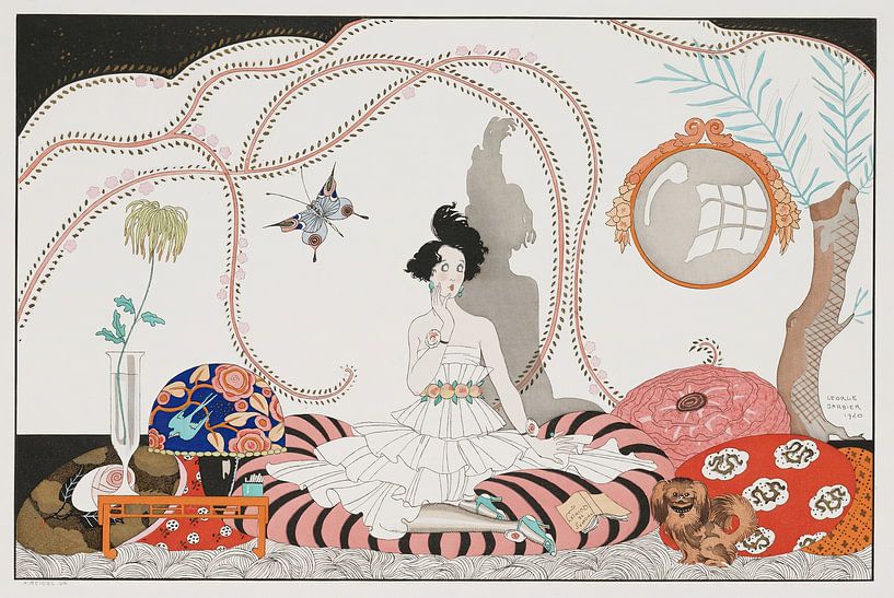 George Barbier - Minhuit ... ou l'appartement à la mode (1920) par Peter Balan