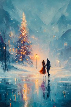 Winterwandeling tijdens kerst no.2 van Studio BB