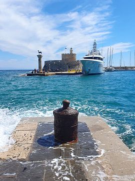 Port de plaisance de Rhodes sur zam art