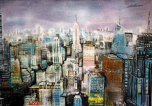 New York, Manhattan, Midtown by Johann Pickl