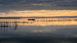 Fischer am Albufera-See von Frans Nijland