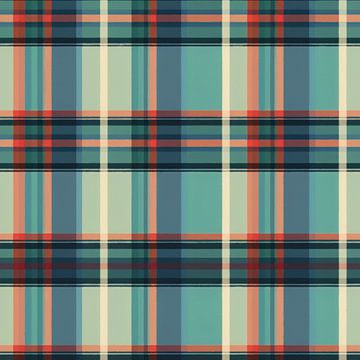 Vintage Plaid # IX by Whale & Sons