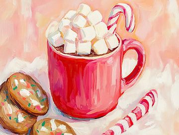 Kerstchocolade | Kerstmok Rood van De Mooiste Kunst