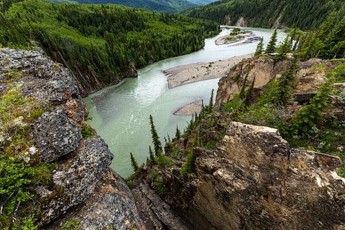 The Sulphur Gates on the Smoky River in Canada