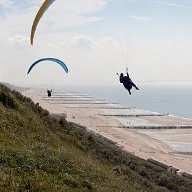 Paragliding met meerdere personen van Kees van Dun