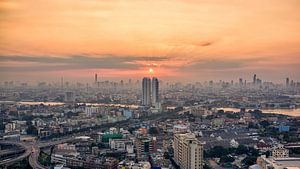 Sunrise over Bangkok von Jelle Dobma