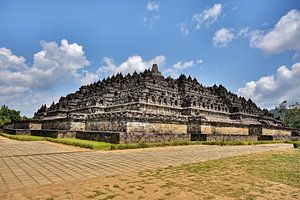 Das riesige Steinmandala in Zentraljava