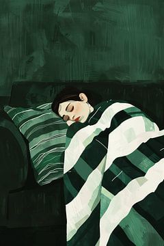 Diepgroene stilte van Mosaic Dialogue