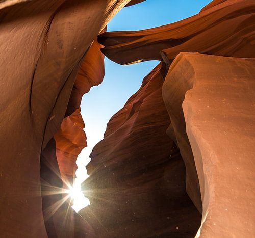 Sunlight in the Slot Canyon