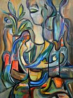 Woman with shoe