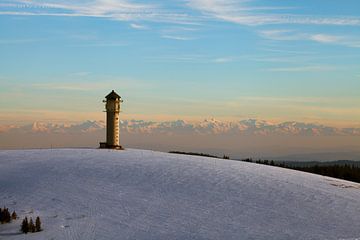 Alpenlandschap van Jürgen Wiesler