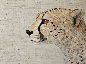 Gepard mit auffälligen Augen
