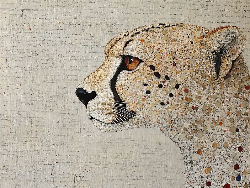 Guépard avec des yeux étonnants par Collection Moderne