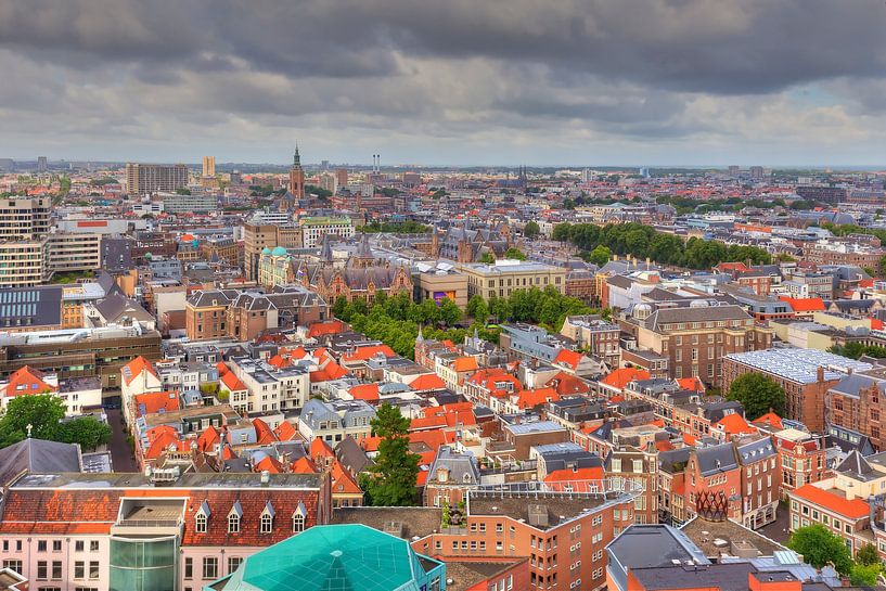 Oude centrum van Den Haag met Binnenhof en Mauritshuis Museum van Rob Kints