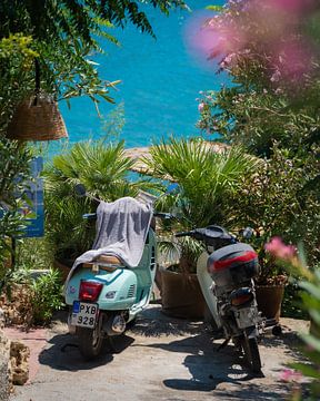 St Paul beach near Lindos on the island of Rhodes, Greece. by Patrick Vossen
