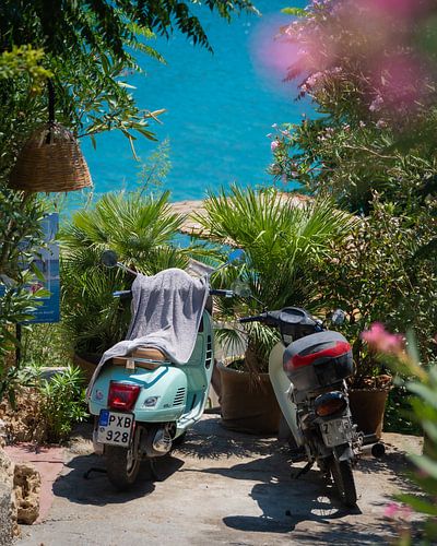 St. Paul beach nabij Lindos op het eiland Rhodos, Griekenland.