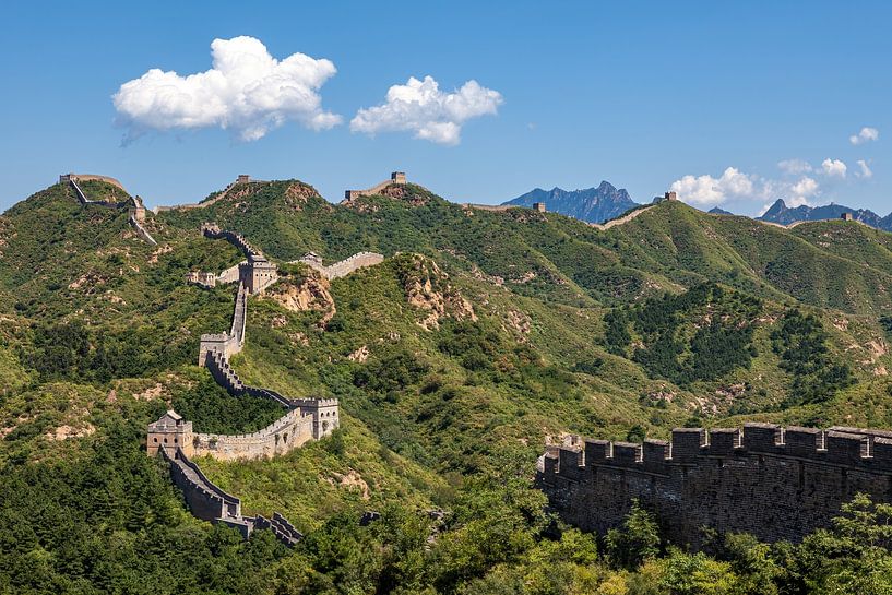 Die Große Mauer bei Jinshanling in China von Roland Brack